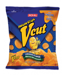 V CUT POTATO CHIPS CHEESE 25G