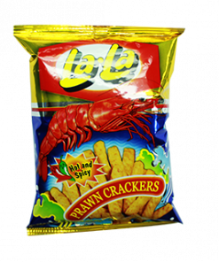 LA-LA PRAWN CRACKERS HOT & SPICY 30G