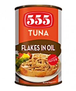 555 TUNA FLAKES IN OIL 155G