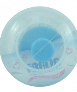 FARLIN POWDER CASE W/ PUFF BLUE