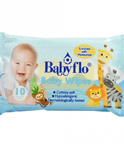 BABYFLO BABY WIPES 10S