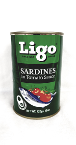 LIGO SARDINES IN TOMATO SAUCE 425G