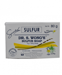 DR. WONG'S SULFUR SOAP W/ MOISTURIZER 80G