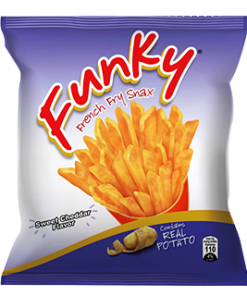 FUNKY FRIES SWEET CHEDDAR 23G