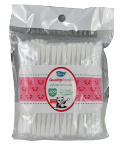 Q PANDA COTTON BUDS 200TIPS IN PLASTIC