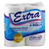 EXTRA BATHROOM TISSUE 2PLY 4 ROLLS