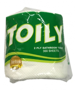 TOILY BT 300 SHTS 2PLY 1S