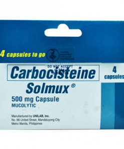 SOLMUX 500MG CAP 4S