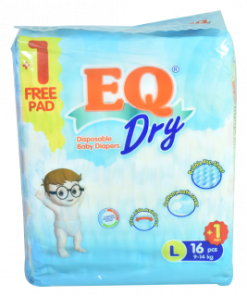 EQ DRY TRAVEL PACK LARGE 16'S