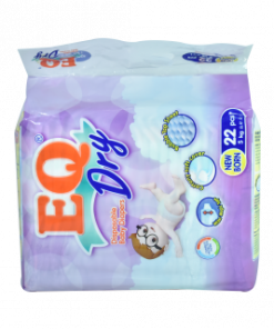 EQ DRY TRAVEL PACK NEW BORN 22'S