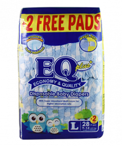 EQ PLUS BIG PACK LARGE 28S