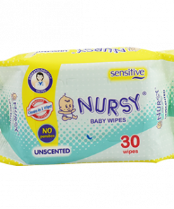 NURSY BABY WIPES 30S