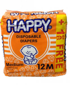HAPPY DIAPER MEDIUM 12S
