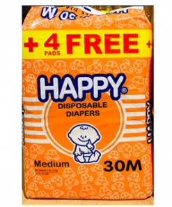 HAPPY DIAPER MEDIUM 30S