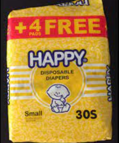 HAPPY DIAPER SMALL 30S