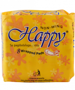 HAPPY SANITARY NAPKIN REG 8S