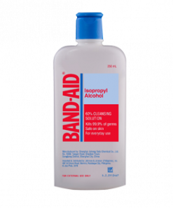 BAND AID 70% ISOPROPYL ALCOHOL W/ MOISTURIZER 250ML
