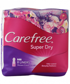 CAREFREE SUPER DRY SCENTED 8S