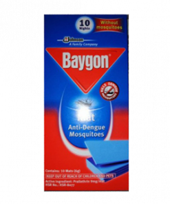 BAYGON MAT ANTI DENGUE REFILL 10S